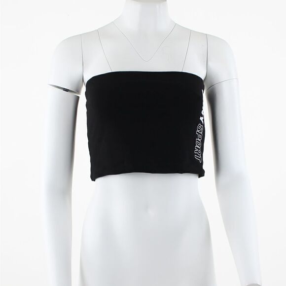 Dkny Sport  Exploded Sport Outline Logo Tube Top - Picture 1 of 5